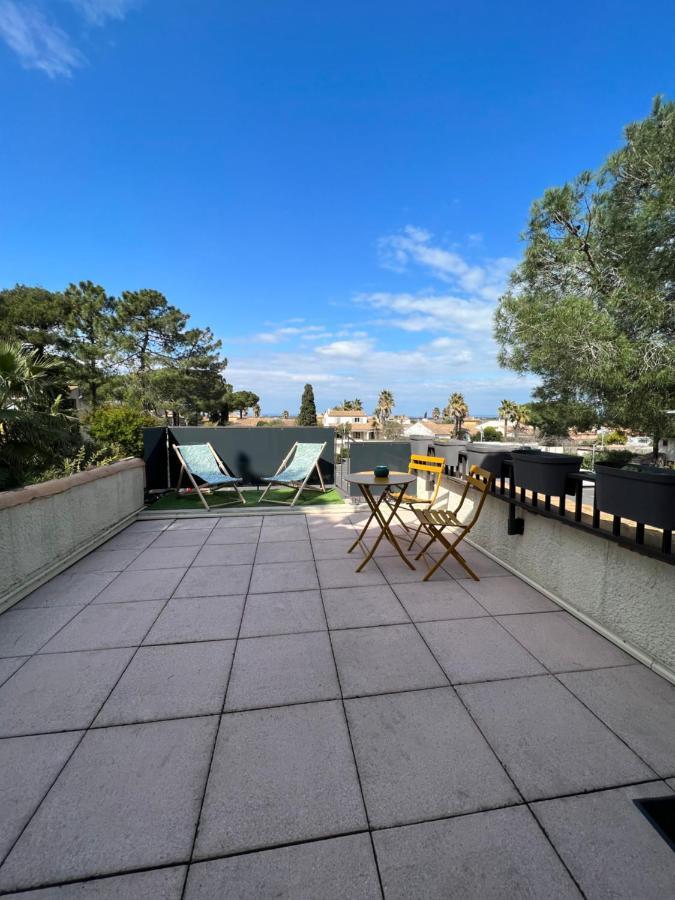 Appartement Proche Village Naturiste, Terrasse Et Parking Agde Exterior photo